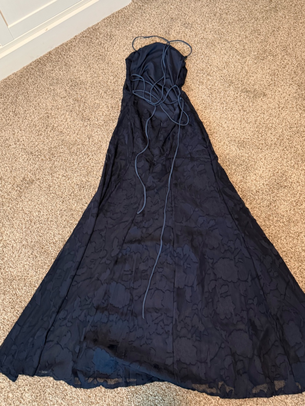 Nwot Forhoneyy Navy Maxi Dress View 3